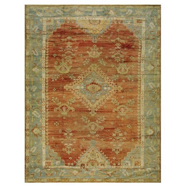19th Century Turkish Oushak Carpet